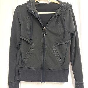 Lululemon Women's Black Scupa Zip-Up